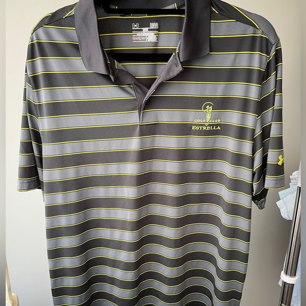 Gray golf shirt